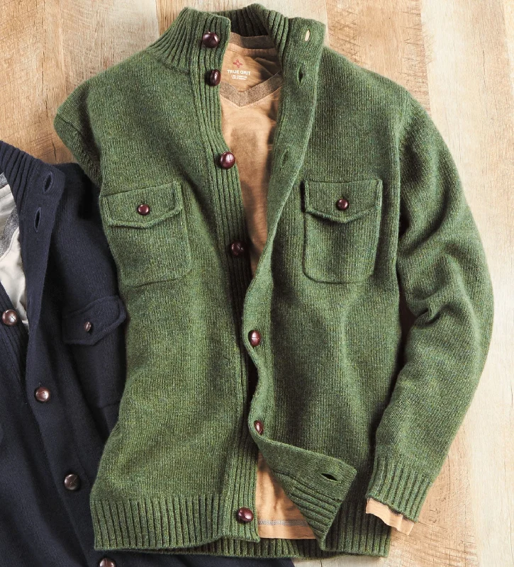 Reserve Fitzgerald Cardigan - Rosemary Sporty Men's Tennis
