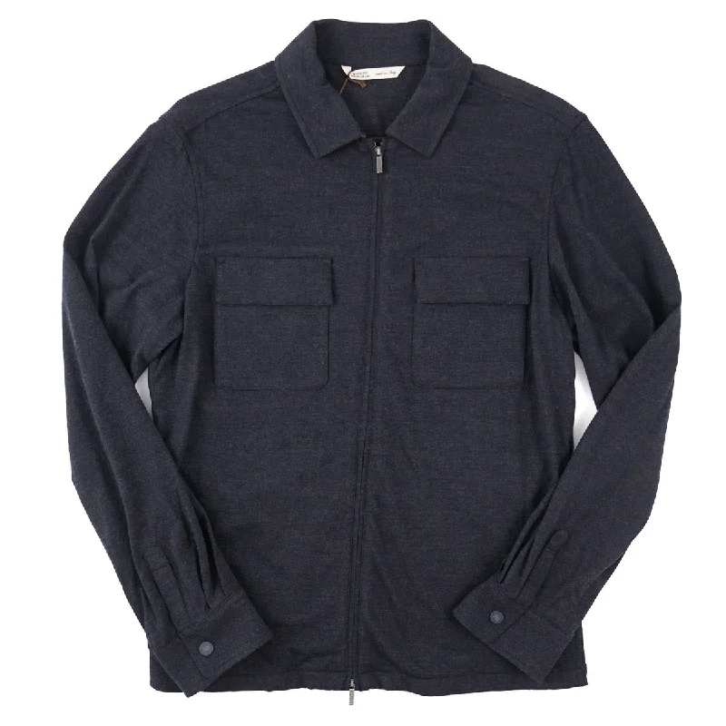 Maurizio Baldassari Jersey Wool Jacket Sporty Men's Tennis