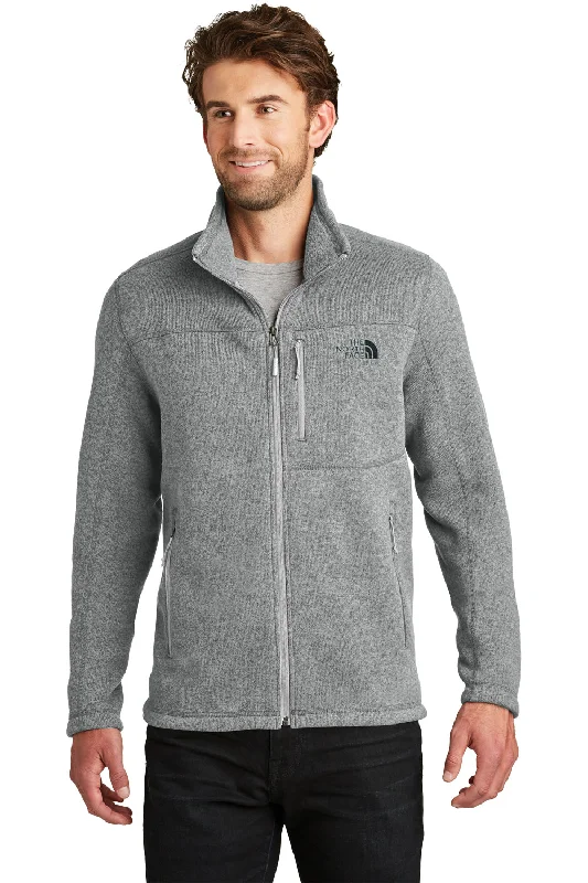 The North Face Mens Full Zip Sweater Fleece Jacket - Heather Medium Grey Lumberjack The North Face Mens Full Zip Sweater Fleece Jacket - Heather Medium Grey Lumberjack