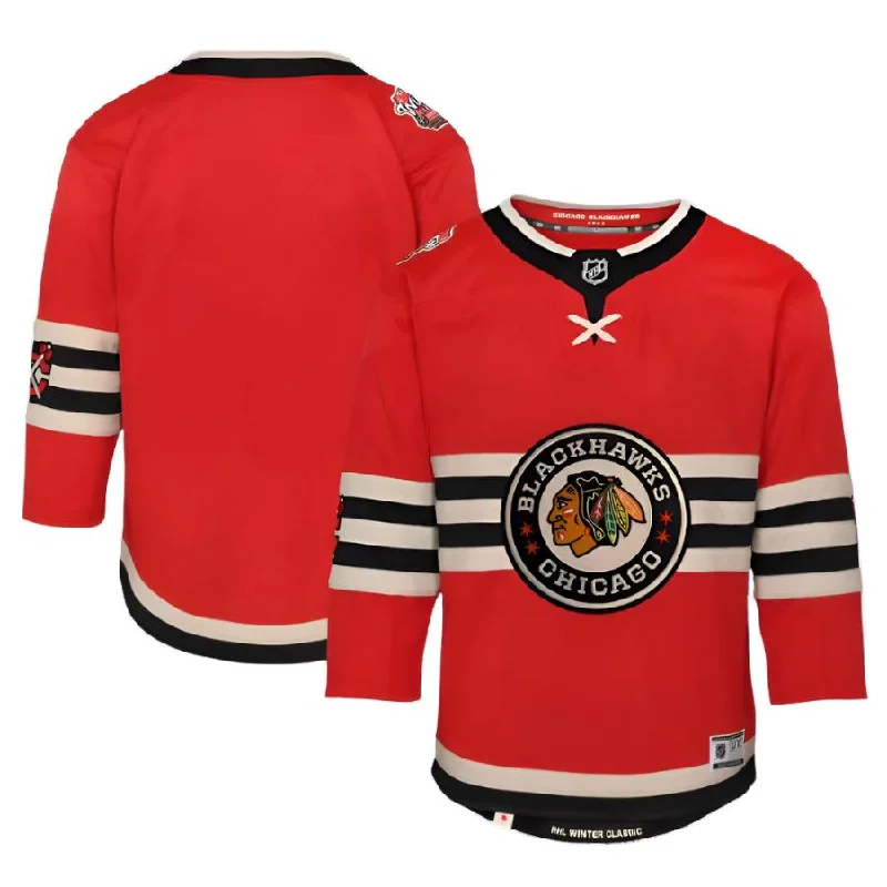 Youth Chicago Blackhawks Red 2025 NHL Winter Classic Premier Jersey Luxurious Men's High Youth Chicago Blackhawks Red 2025 NHL Winter Classic Premier Jersey Luxurious Men's High
