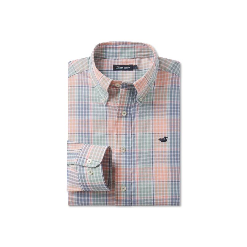Miller Gingham Dress Shirt Youthful Men's Anime