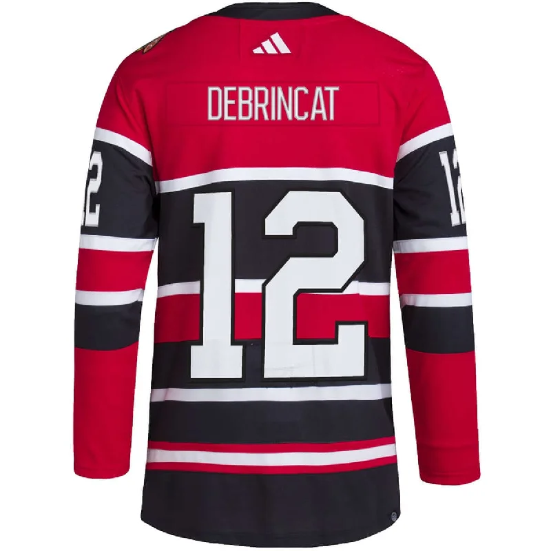 Alex DeBrincat Chicago Blackhawks Adidas Authentic Reverse Retro 2.0 Jersey Bold Men's Statement Alex DeBrincat Chicago Blackhawks Adidas Authentic Reverse Retro 2.0 Jersey Bold Men's Statement