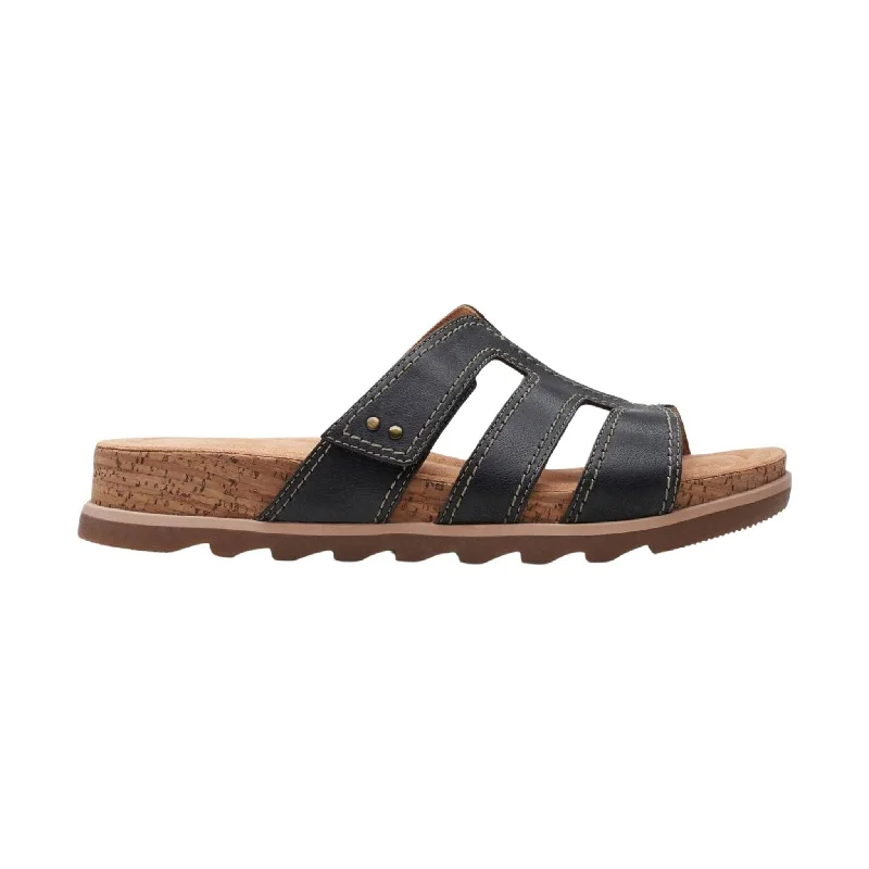 Clarks Women's Yacht Coral Sandal - Black