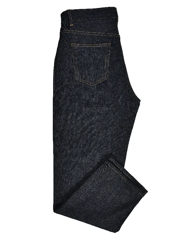 Dark Indigo Stretch Jeans 13 Oz Casual Men's Japanese 