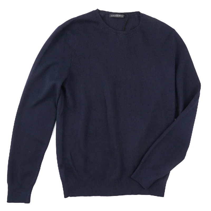 Manrico Slim-Fit Stretch Knit Cashmere Sweater Practical Men's Multi