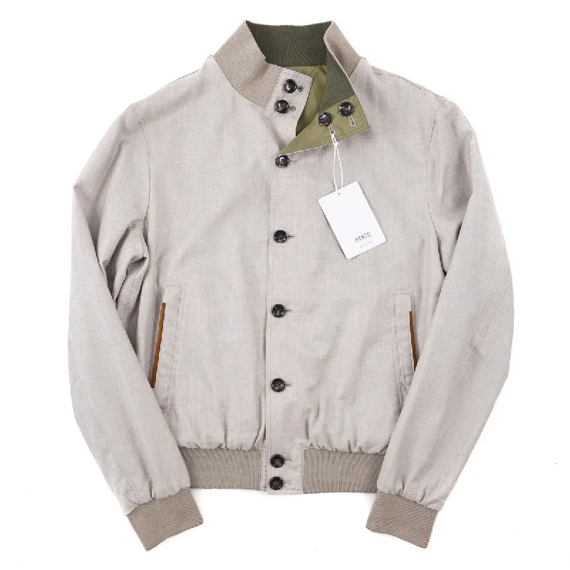 Reversible Reversible Cashmere Bomber Jacket Monochromatic All