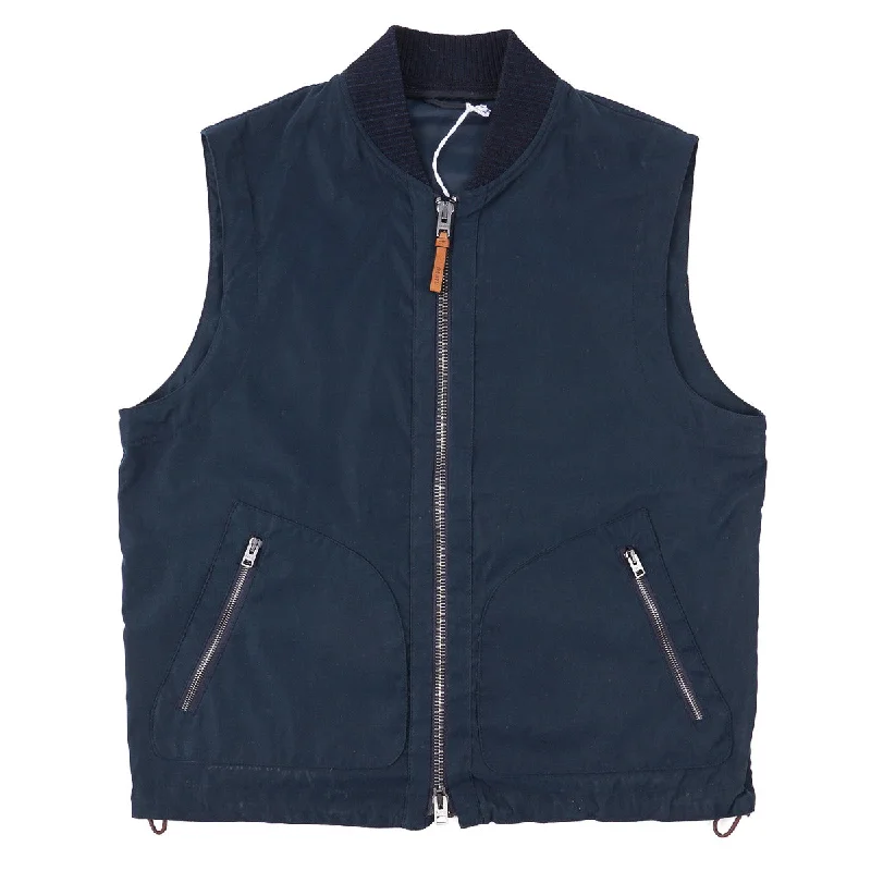 Manto Weather-Repellent Outerwear Vest Unique Men's Upcycled