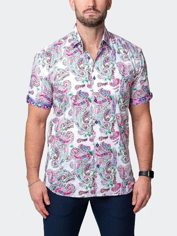 Galileo Paisleyfiesta White Relaxed Men's Beach
