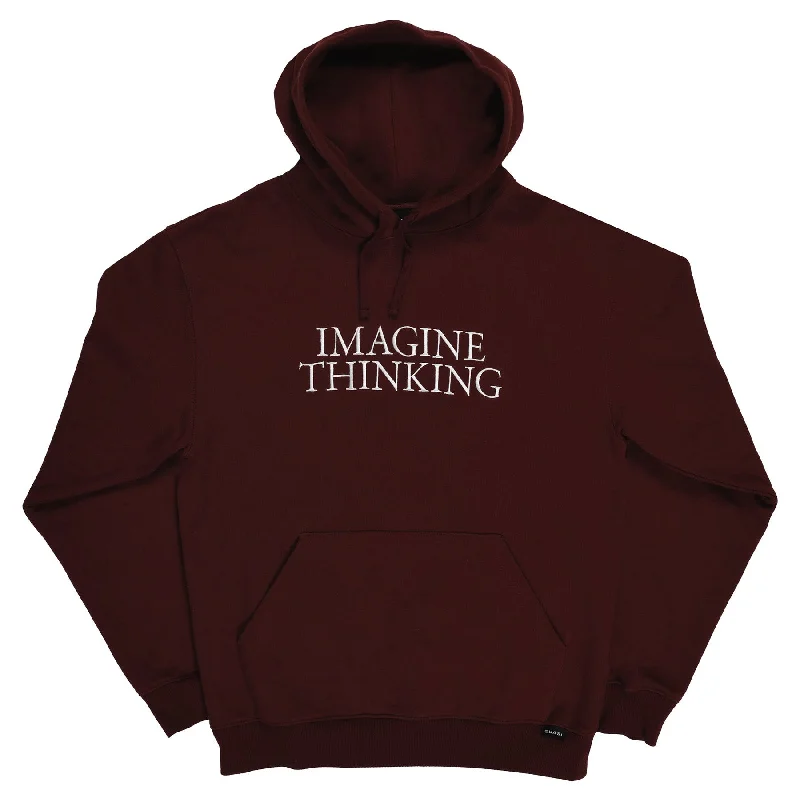 Quasi Imagine Hoodie Red Cozy Men's Sherpa