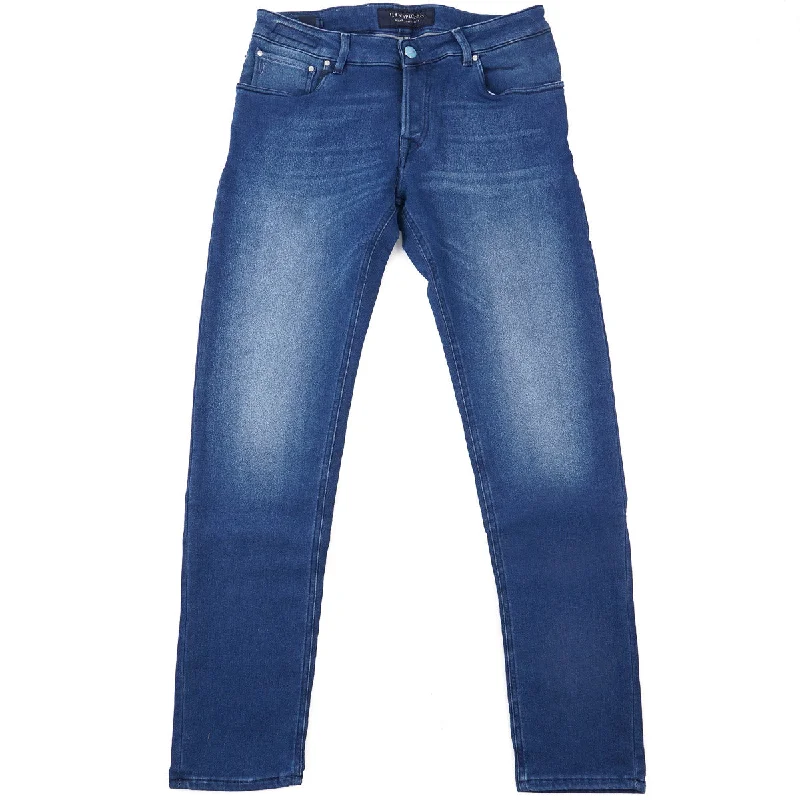 Handpicked Slim-Fit Soft Denim Jeans Dynamic Men's Glow