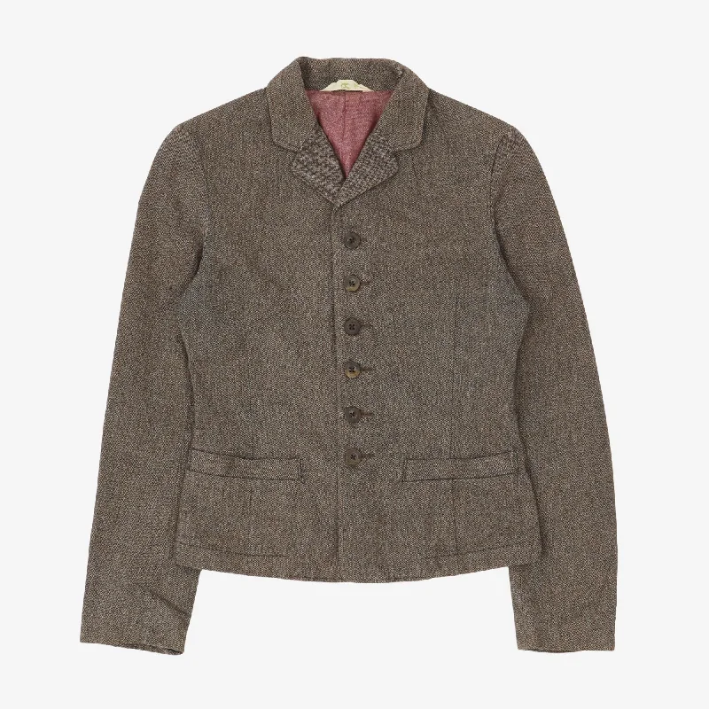 Cotton Herringbone Jacket Street