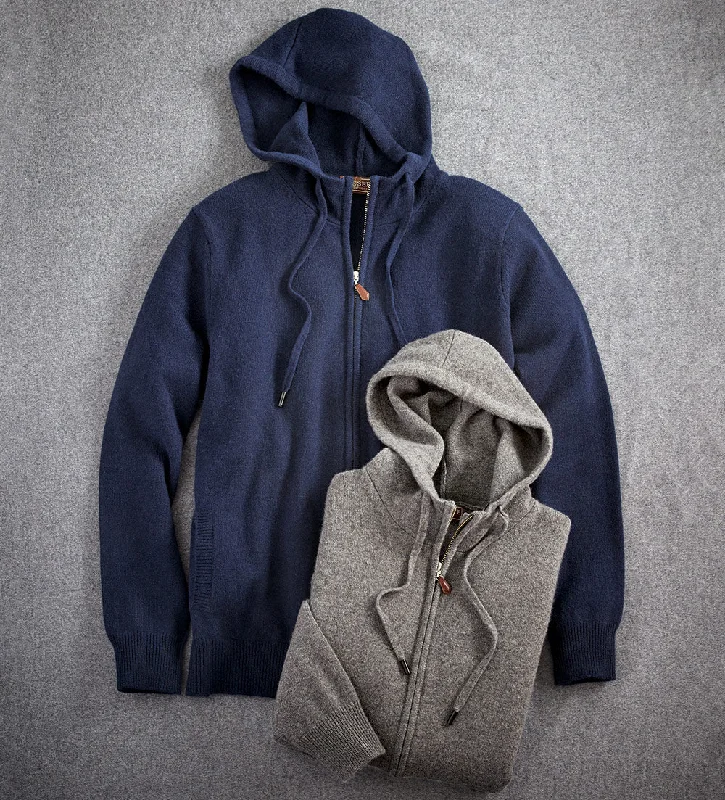 Reserve Cashmere Hoodie Polished Men's Silk