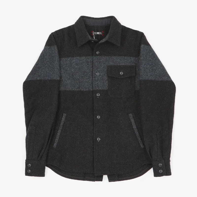 CPO Melton Shirt Jacket Masculine Men's 
