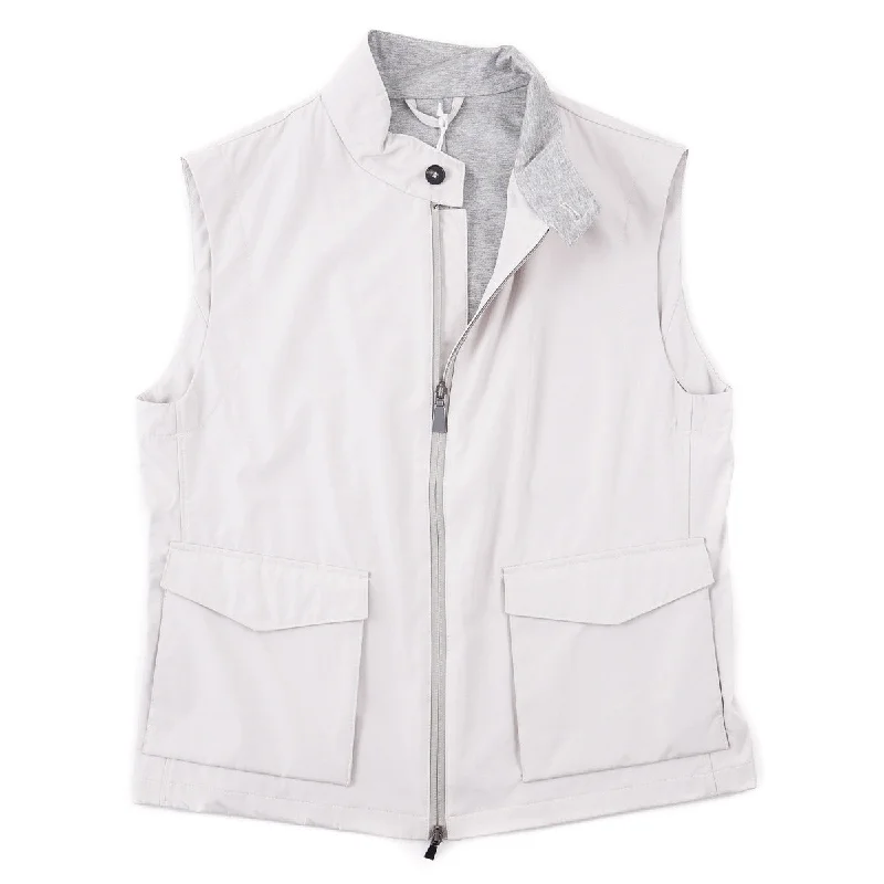 Manto Jersey-Lined Weather-Repellent Vest Hip Men's Urban