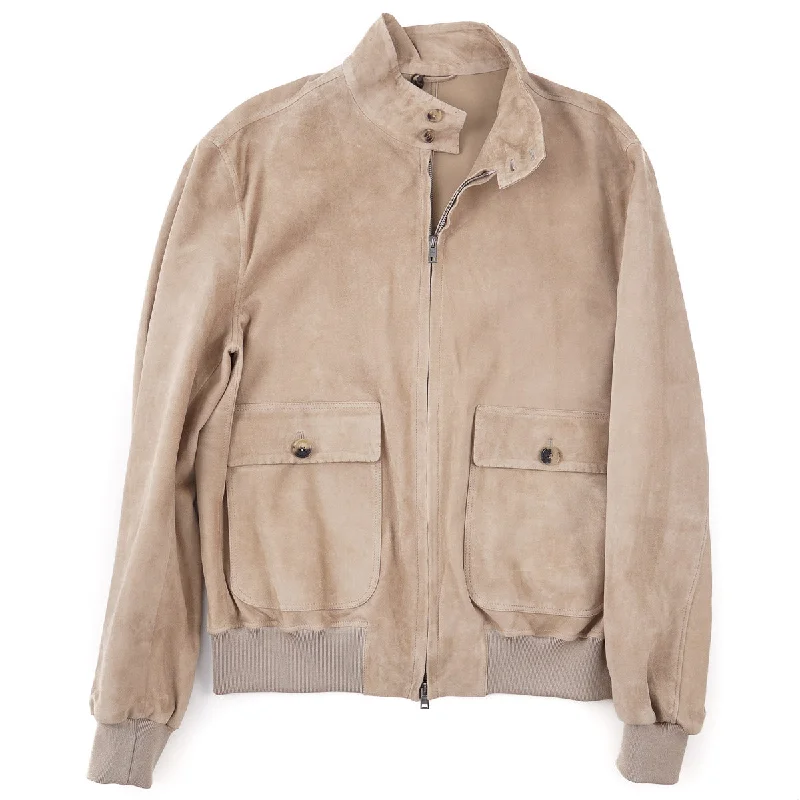 Rifugio Unlined Suede Bomber Jacket Sporty Men's Tennis