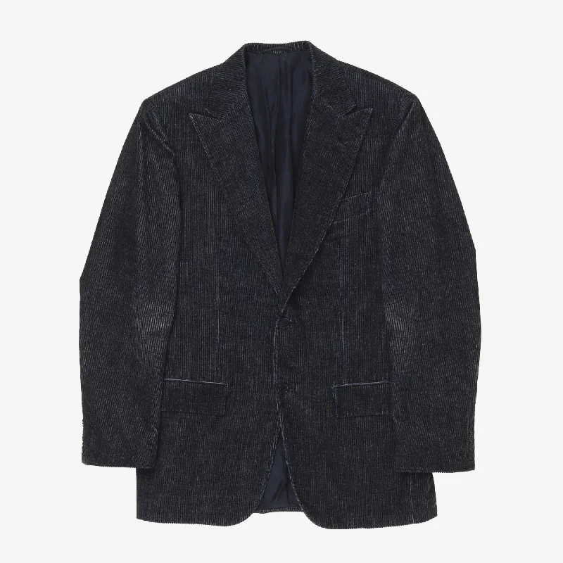 Corduroy Blazer Streetwear Style