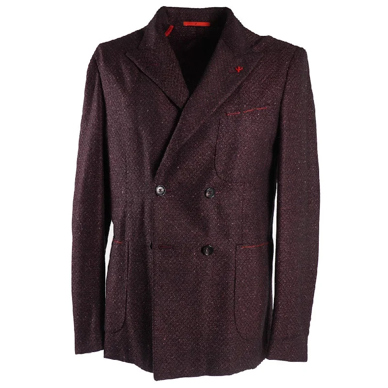 Isaia Lightweight Wool and Silk Sport Coat Edgy Men's Punk
