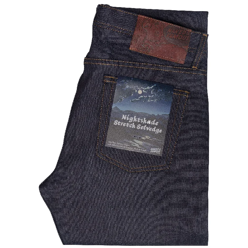 Weird Guy - Nightshade Stretch Selvedge Sophisticated Men's 