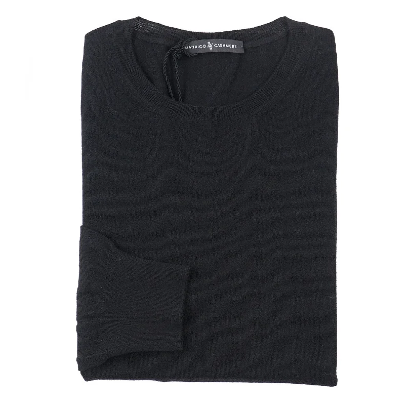 Manrico Classic-Fit Cashmere Sweater Cclassic Men's Tweed