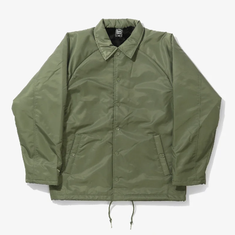 Fur Lined Coach Jacket Cozy Men's Sherpa