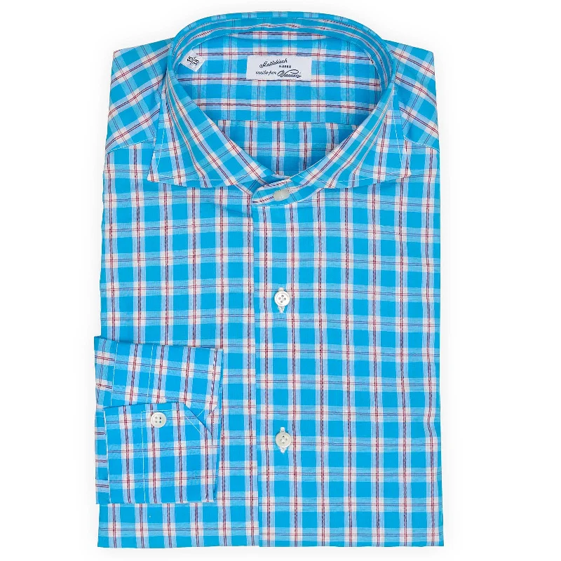 MATTABISCH for VANNUCCI Multicolor Plaid Cotton Dress Shirt EU 38 NEW US 15 Sophisticated Men's French MATTABISCH for VANNUCCI Multicolor Plaid Cotton Dress Shirt EU 38 NEW US 15 Sophisticated Men's French