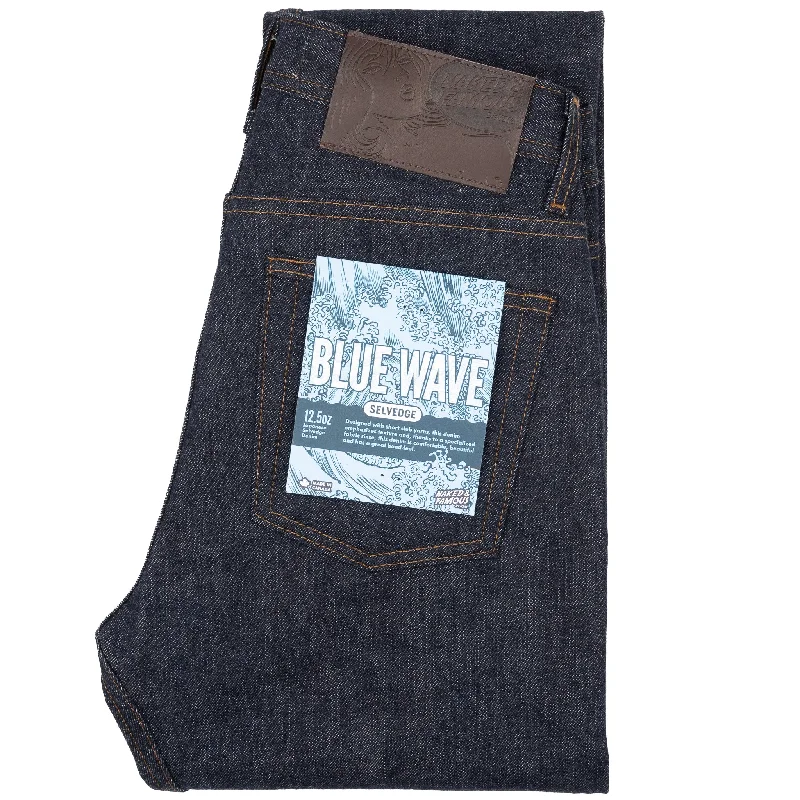 Weird Guy - Blue Wave Selvedge Casual Men's Loose