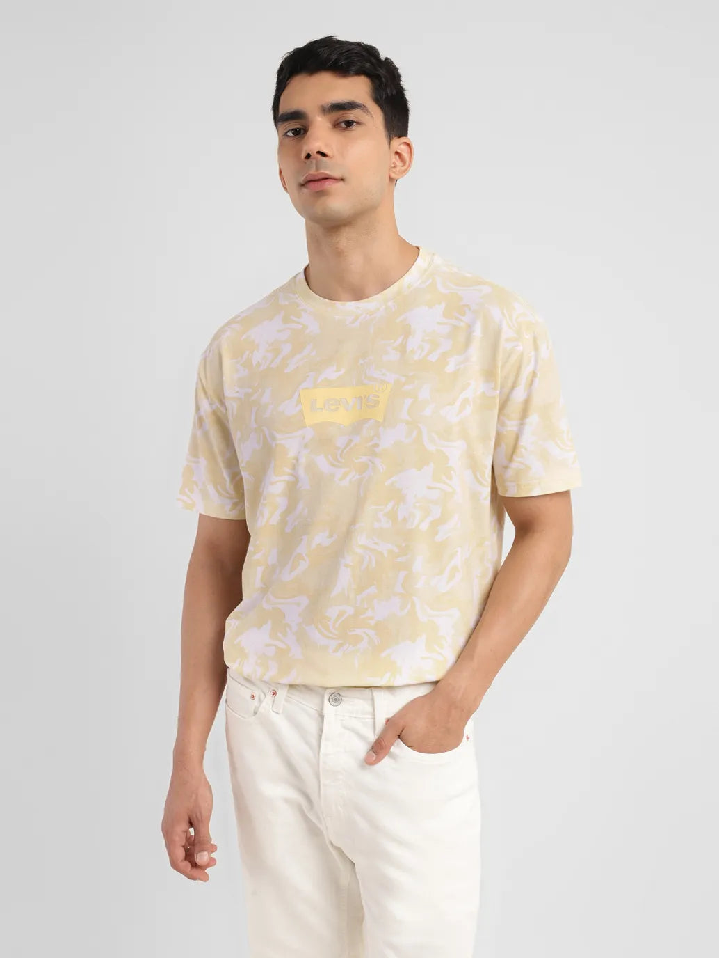 Men's All Over Print Crew Neck T-shirt Beach