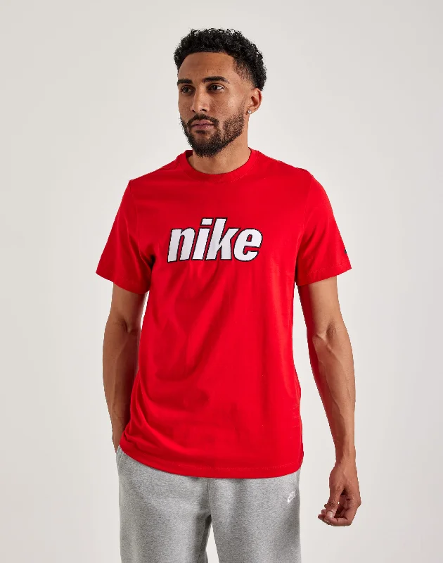 Nike  Embroidered Logo Tee Cool Men's Distressed