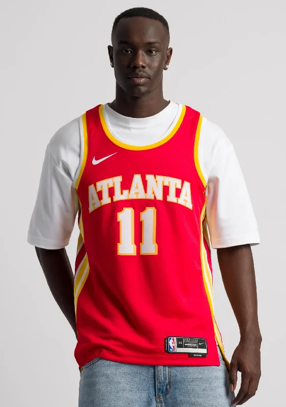 Nike Men's Atlanta Hawks Icon Edition 2022/23 Dri-FIT NBA Swingman Jersey Streetwear Style Nike Men's Atlanta Hawks Icon Edition 2022/23 Dri-FIT NBA Swingman Jersey Streetwear Style