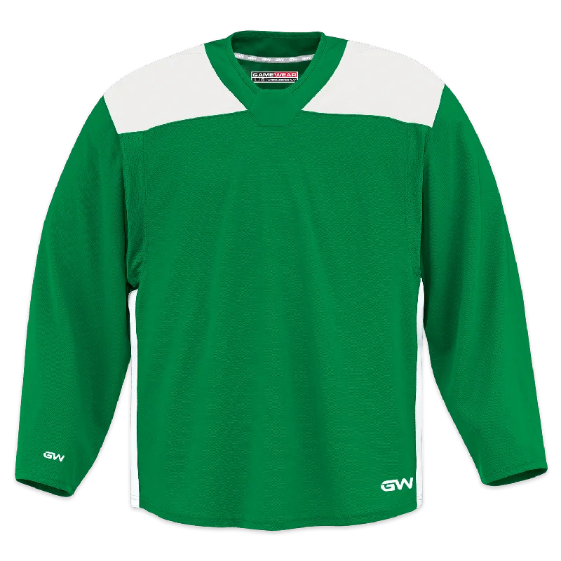GameWear GW6500 ProLite Series Senior Hockey Practice Jersey - Kelly Green / White Beach GameWear GW6500 ProLite Series Senior Hockey Practice Jersey - Kelly Green / White Beach