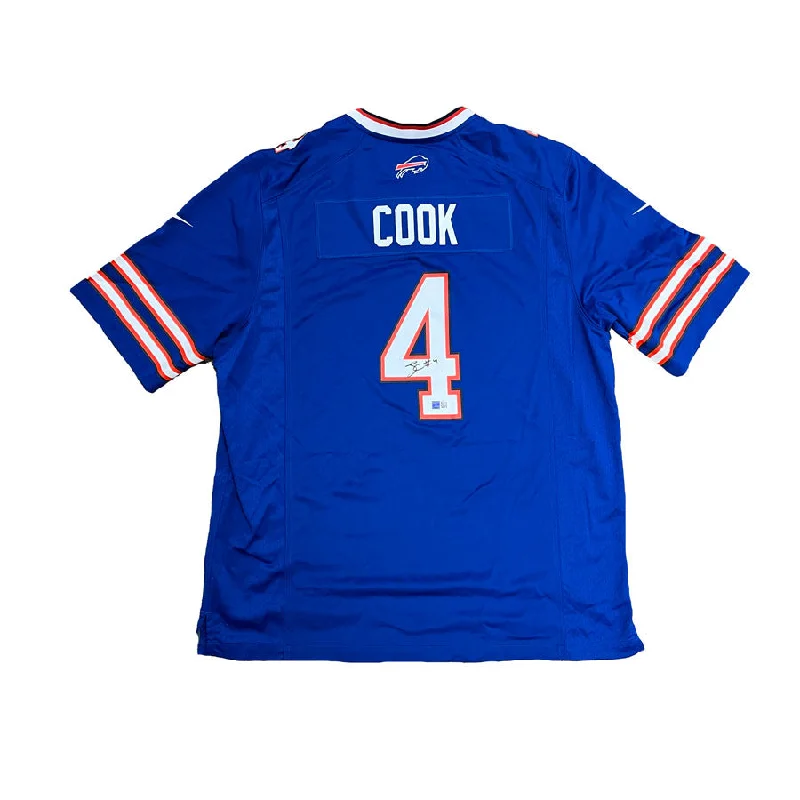 James Cook Signed Buffalo Bills Nike Game Player Blue Jersey Traditional Men's Country James Cook Signed Buffalo Bills Nike Game Player Blue Jersey Traditional Men's Country