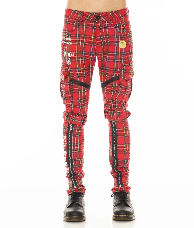 ROCKER CARGO "SEX PISTOLS" IN PLAID Beach