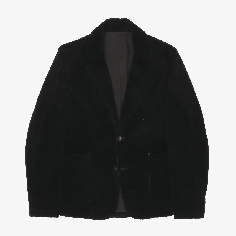 Corduroy Blazer Casual Men's Short