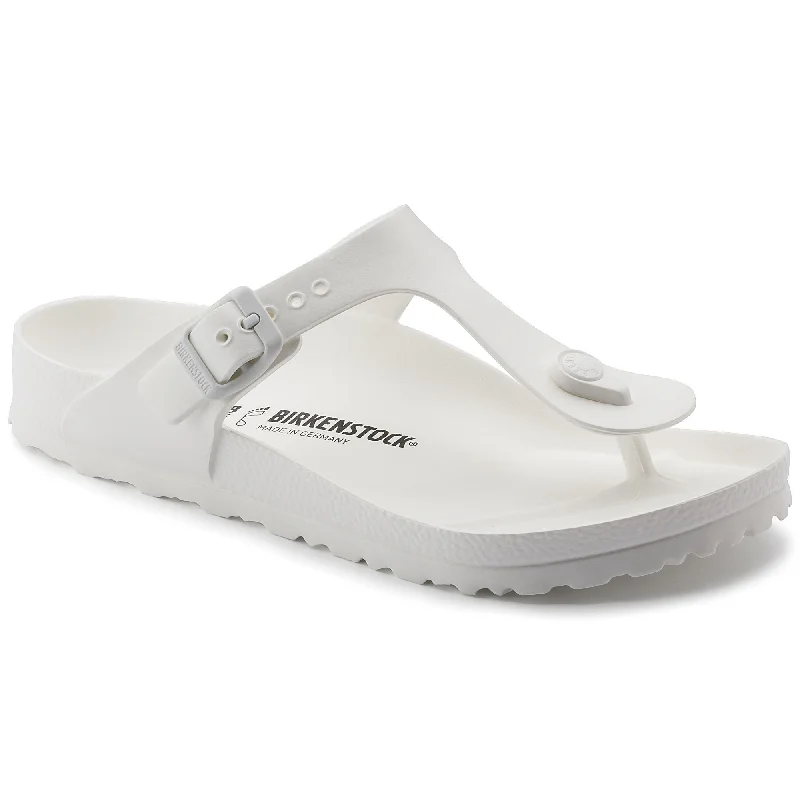 BIRKENSTOCK GIZEH ESSENTIALS WHITE EVA