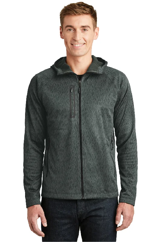 The North Face Mens Canyon Flats Full Zip Fleece Hooded Jacket - Asphalt Grey - Closeout Modern Men's Tech The North Face Mens Canyon Flats Full Zip Fleece Hooded Jacket - Asphalt Grey - Closeout Modern Men's Tech