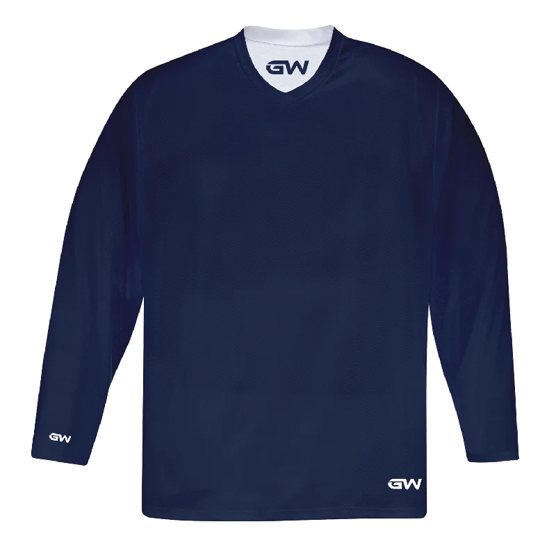 GameWear GW7500 ProLite Series Reversible Junior Hockey Practice Jersey - Navy / White Dapper Men's Bow GameWear GW7500 ProLite Series Reversible Junior Hockey Practice Jersey - Navy / White Dapper Men's Bow