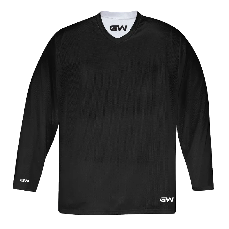 GameWear GW7500 ProLite Series Reversible Senior Hockey Practice Jersey - Black / White Confident Men's High GameWear GW7500 ProLite Series Reversible Senior Hockey Practice Jersey - Black / White Confident Men's High