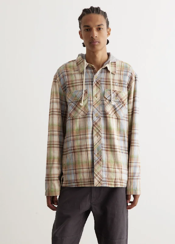 Ollier Hooded Overshirt Jacket Practical Men's Multi