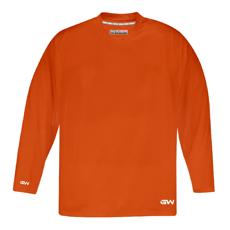 GameWear GW5500 ProLite Series Junior Hockey Practice Jersey - Orange Preppy Men's College GameWear GW5500 ProLite Series Junior Hockey Practice Jersey - Orange Preppy Men's College