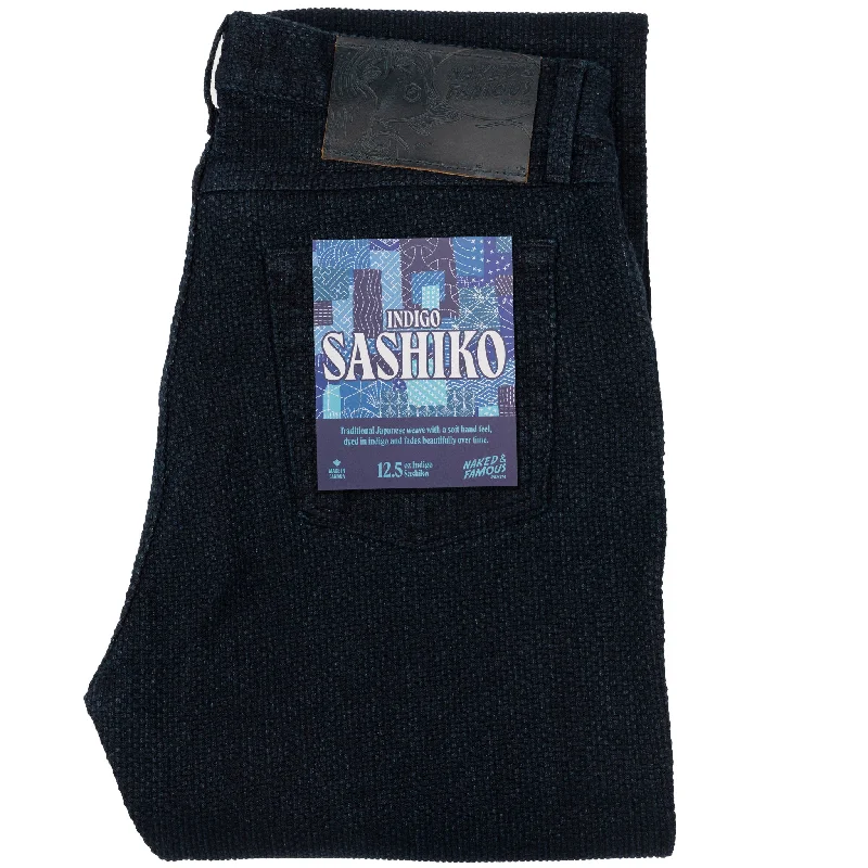 True Guy - Indigo Sashiko Edgy Men's Punk