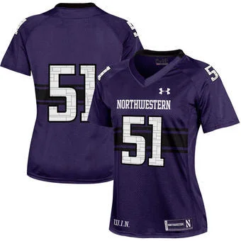 Northwestern Wildcats #51 NCAA Under Armour Purple Youth Sideline Football Jersey Earthy Men's Sustainable Northwestern Wildcats #51 NCAA Under Armour Purple Youth Sideline Football Jersey Earthy Men's Sustainable