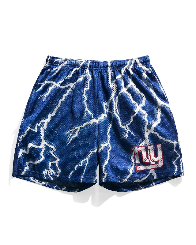 New York Giants Lightning Retro Shorts Organic