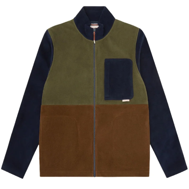 Sealskinz Taverham Colour Blocked Full Zip Fleece Multi British Gentleman Style