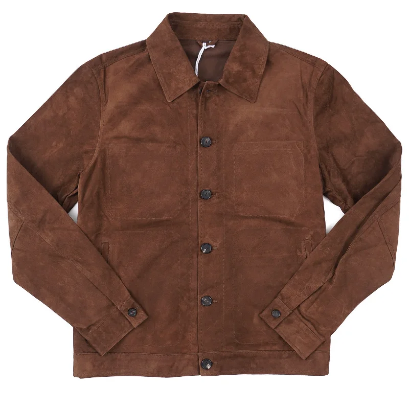 Manto Lightweight Unlined Nappa Suede Jacket Vacation