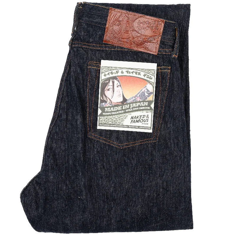 True Guy - MIJ12 - Aomidori Selvedge (No Embroidery) Minimalist Men's Casual 