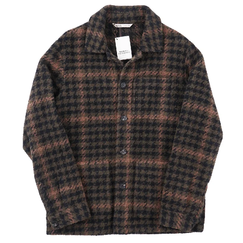Maurizio Baldassari Baby Alpaca Chore Jacket Elegant Men's Cashmere