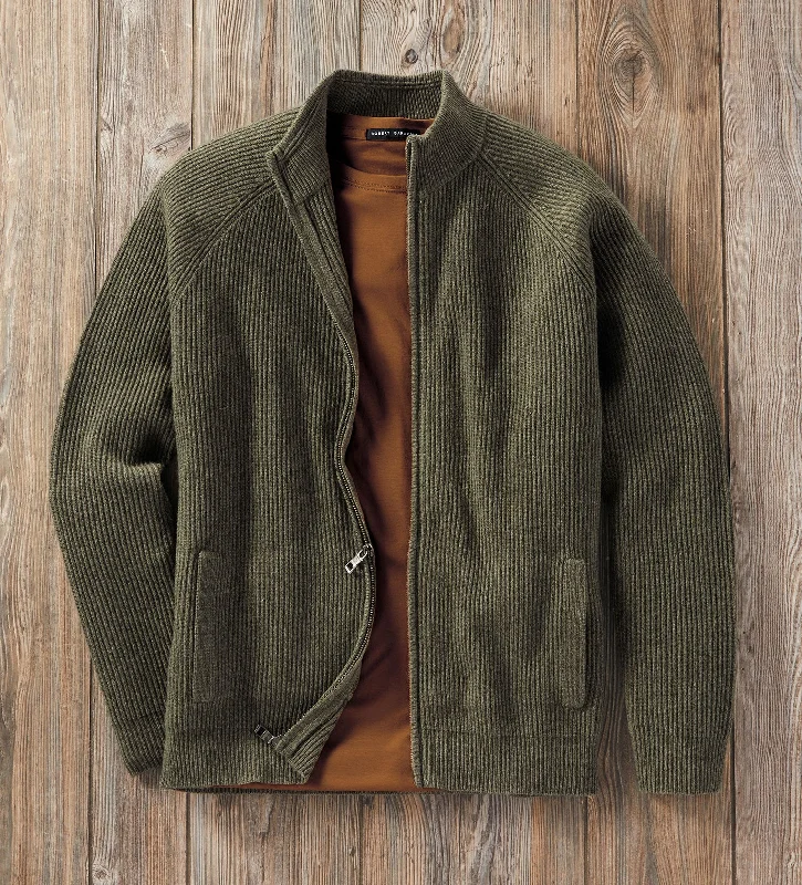 Peter Millar Crescent Full Zip Sweater Laid