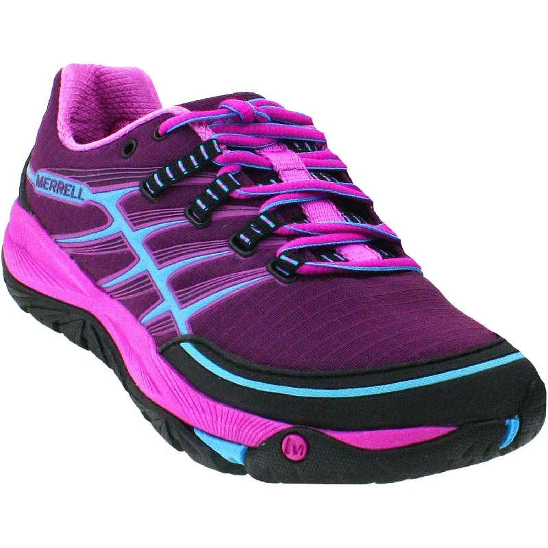 Women's Merrell All Out Rush Purple/Horizon Blue Mesh