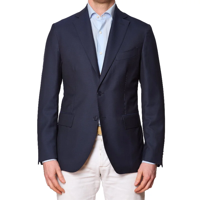 SARTORIA PARTENOPEA for MUST Blue Wool Unlined Jacket EU 50 NEW US 40 Current Model Dynamic Men's Moto SARTORIA PARTENOPEA for MUST Blue Wool Unlined Jacket EU 50 NEW US 40 Current Model Dynamic Men's Moto