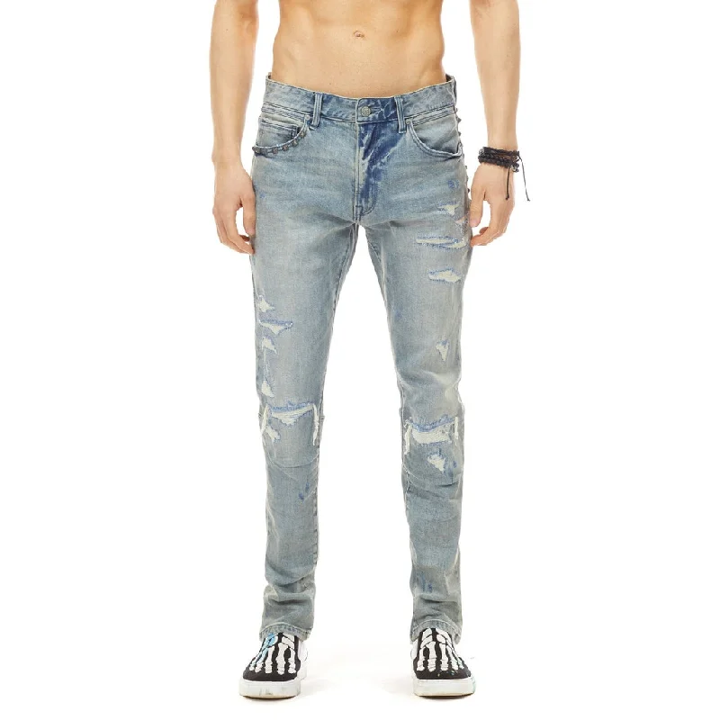 Bleunoir Slim Antique Studded Jeans - Henry Blue Athletic Men's High